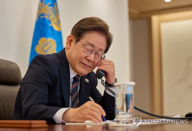 이재명 대통령, 일본 총리와 통화