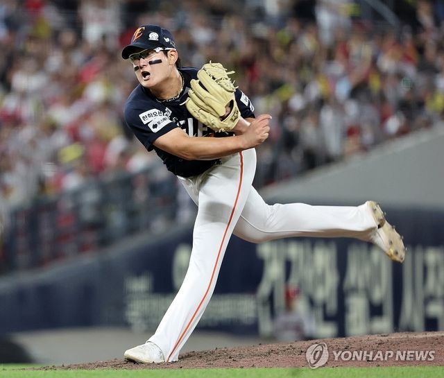 팬 투표 1차 집계 1위 한화 김서현