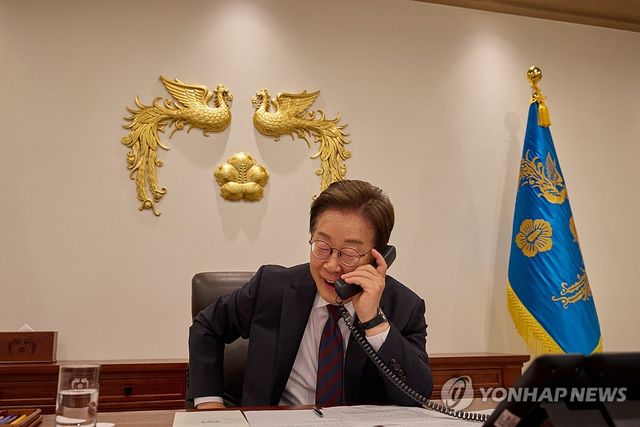 이재명 대통령, 시진핑 중국 국가주석과 통화