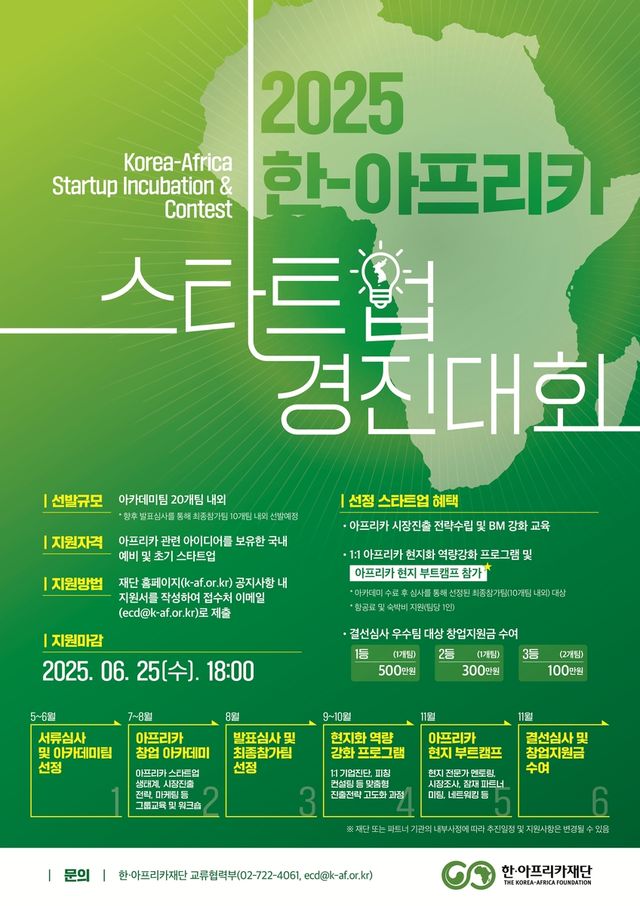 '2025 한-아프리카 스타트업 경진대회'