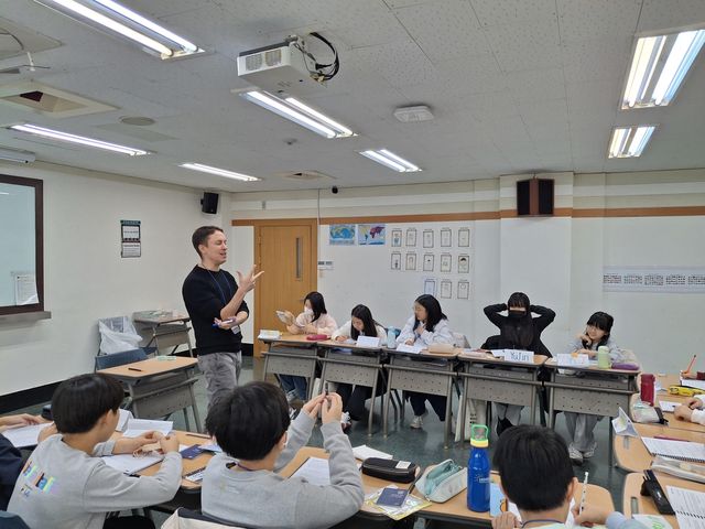 2024학년도 겨울방학 영어체험교실 모습