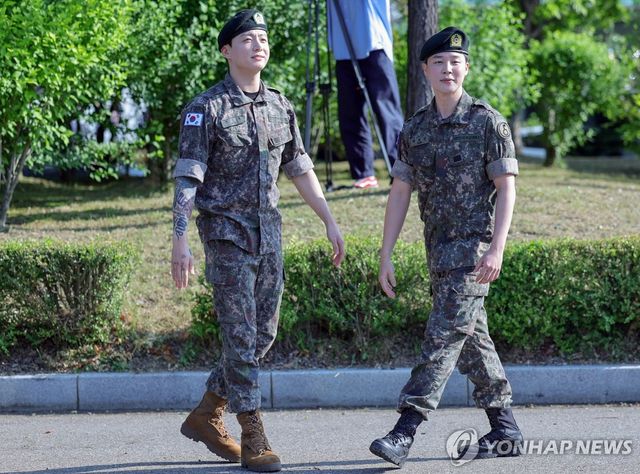 BTS 지민·정국 제대