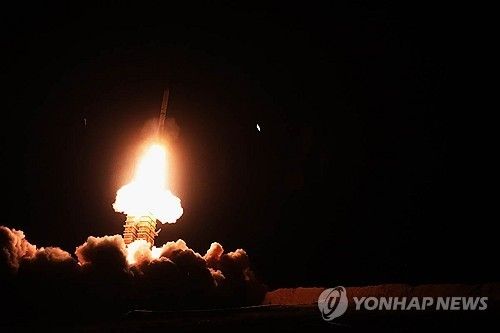 지난 1월 이란군의 미사일 발사 훈련 장면