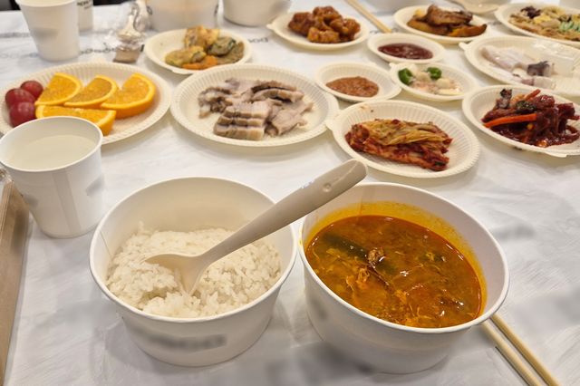 일회용기 사용하는 포항지역 한 장례식장