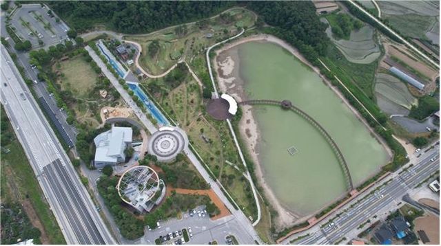 행구수변공원 전경