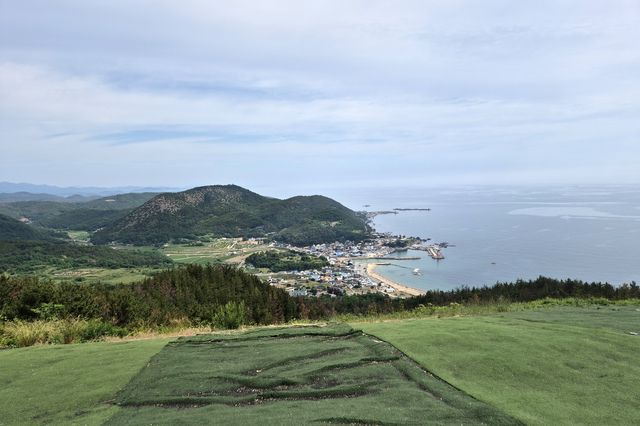 곤륜산 정상에서 보이는 풍경