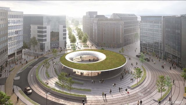 브뤼셀 '슈망 광장' 완공 조감도