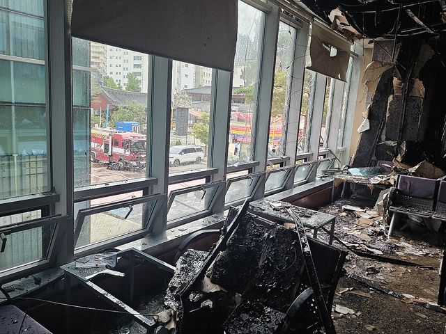 화재 발생한 조계종 국제회의장 건물