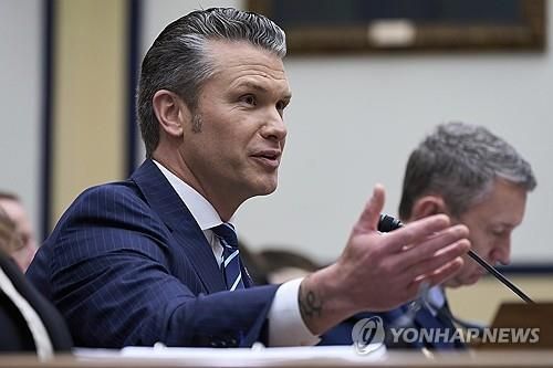 헤그세스 미 국방장관