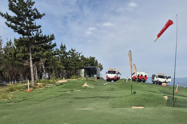 곤륜산 정상에 있는 산불진화차