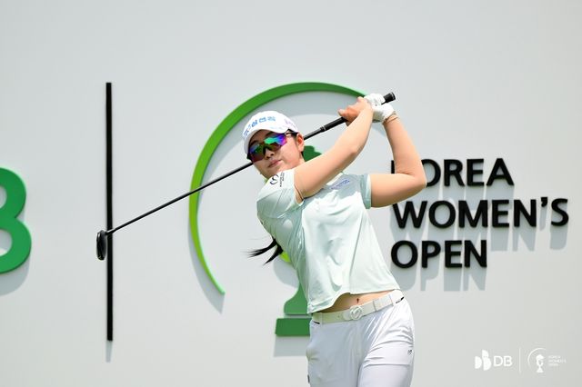 유현조의 티샷.