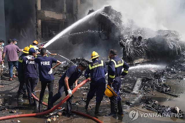 '240여명 탑승' 인도여객기, 주거지 추락…"대다수 사망 추정"