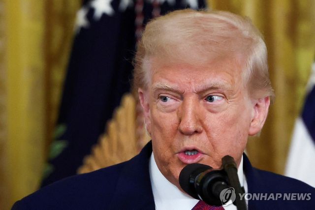 도널드 트럼프 미국 대통령