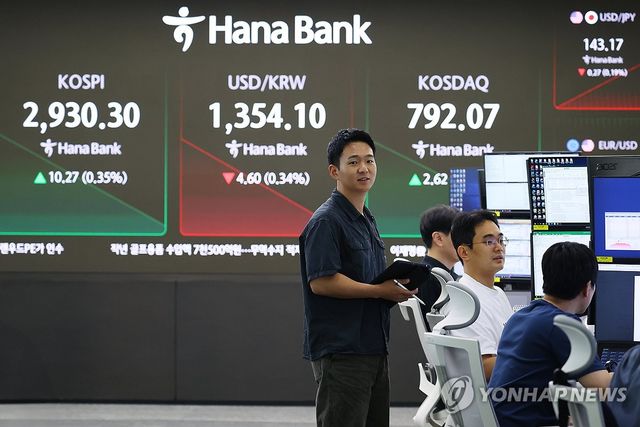 코스피 2,930선서 상승 출발