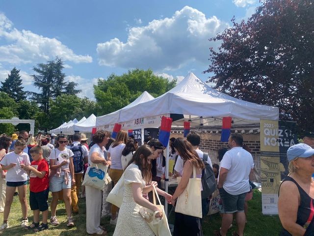 한국 문화 체험 부스