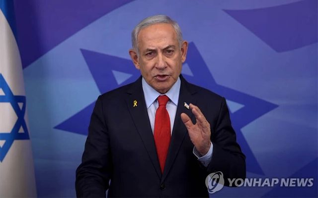 숙적인 이란을 위기에 몰아넣은 베냐민 네타냐후 이스라엘 총리 [신화 연합뉴스 자료사진. 재판매 및 DB 금지]