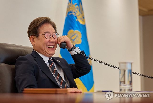 이재명 대통령, 일본 총리와 통화