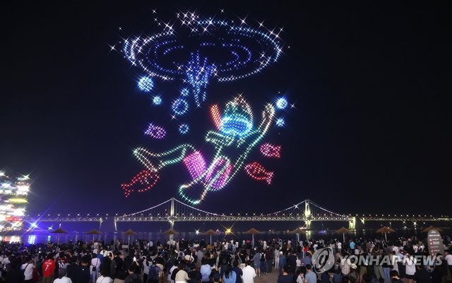 광안리 M 드론라이트쇼 베스트컷 특별공연