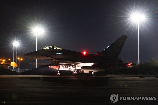 영국 공군 타이푼 전투기