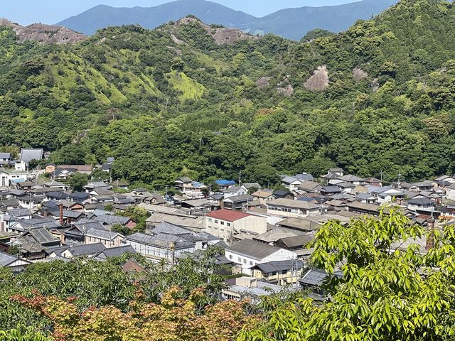 언덕에서 내려다 본 아리타 전경