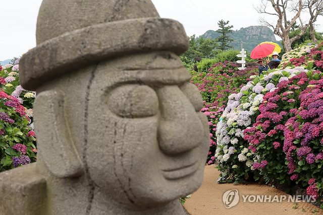 제주, 이른 장마 시작