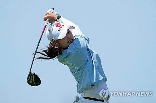 최혜진의 드라이버 스윙.