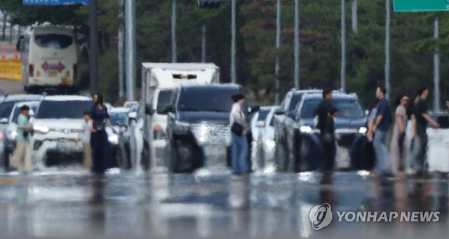 더위에 달아오른 아스팔트