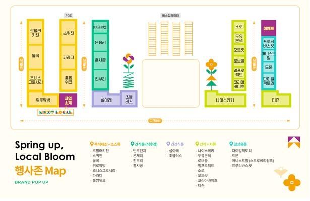 서울시 '넥스트로컬' 신세계백화점 강남점 팝업스토어 행사 포스터