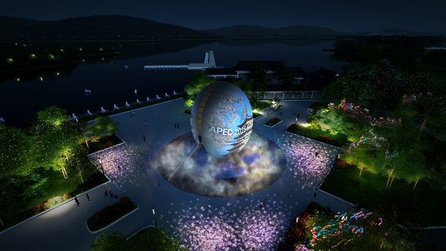 보문호 호반광장 신라 황실 상징 조형물 조감도