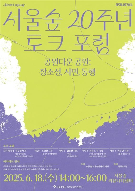 서울숲 개원 20주년 포럼