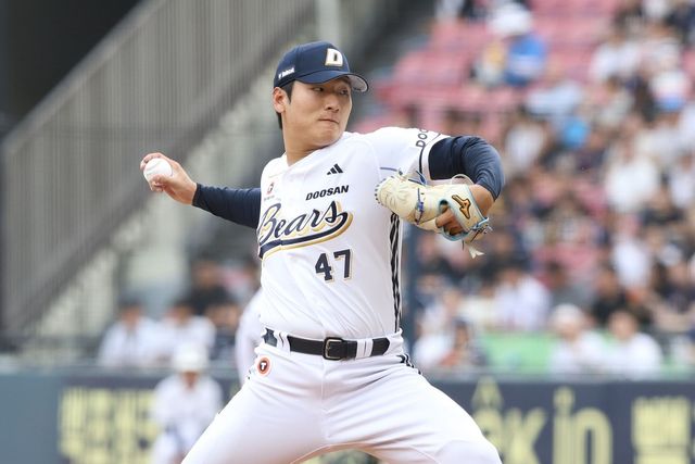 262일 만에 승리를 따낸 두산 곽빈