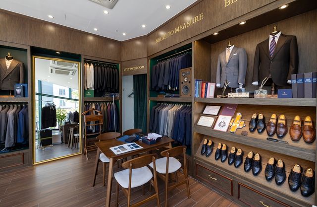 청년 구직자를 위한 면접 정장 무료 대여소 내부 모습