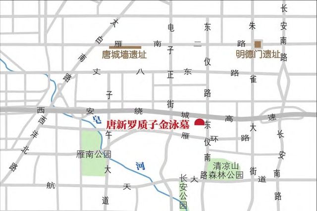 발굴 조사한 무덤 위치 