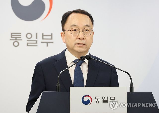 정례브리핑하는 구병삼 통일부 대변인