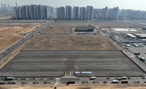 송도 화물차 주차장