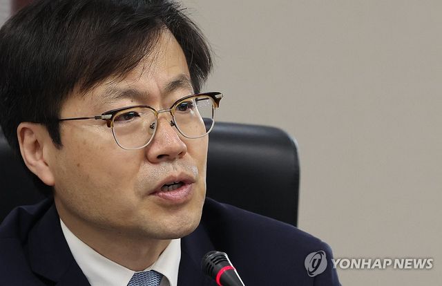 발언하는 여한구 통상교섭본부장