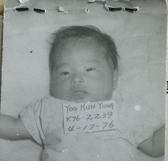미국 입양 한인 유헌영 씨의 어릴 적 모습