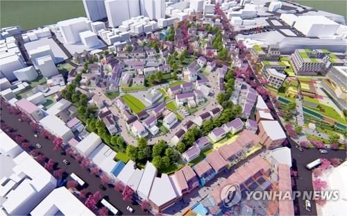 원주 희매촌 도시재생사업 조감도