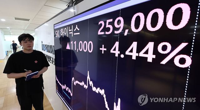 52주 신고가 경신한 SK하이닉스