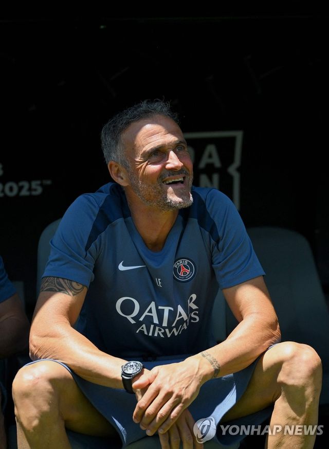 PSG의 루이스 엔리케 감독