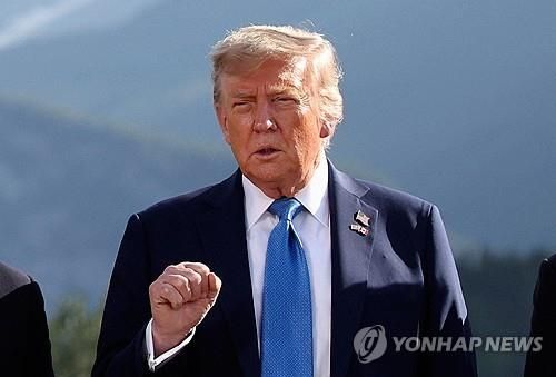 도널드 트럼프 미국 대통령