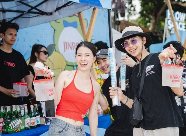 태국 '세멧 인 러브 뮤직 페스티벌 2025'에 참여한 하이트진로