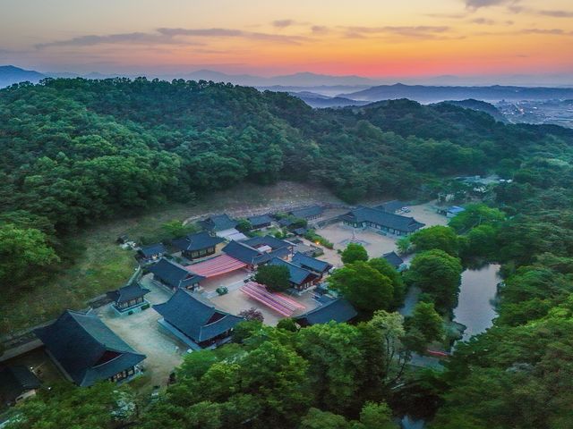 은해사 일출[사진/백승렬 기자]