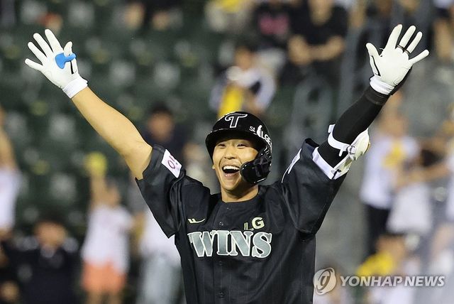 송찬의 끝내기로 LG 승리