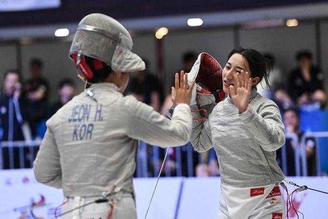 김정미(오른쪽)