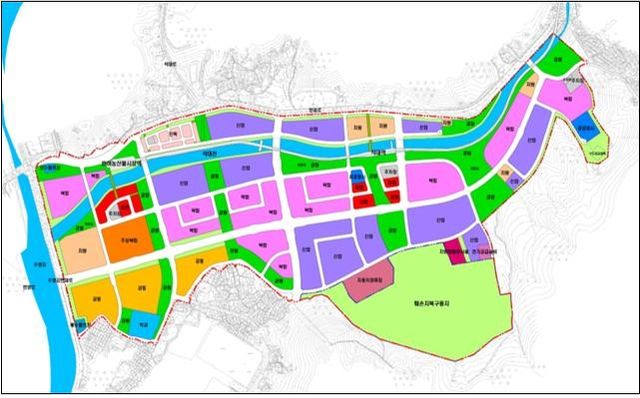 부산 센텀2지구 첨단산단 토지이용계획