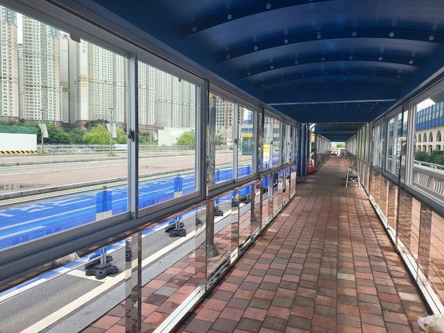 새로 단장한 천안아산역 택시승강장 