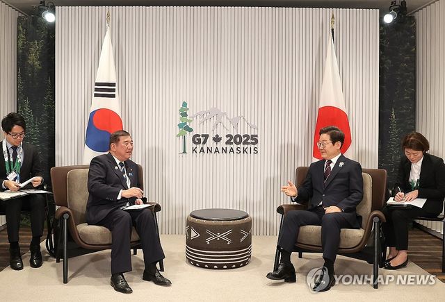 이재명 대통령, G7 계기 한일 정상회담