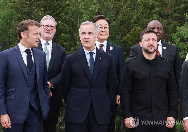 李대통령, G7 이틀 차 정상외교 박차…G7 확대세션 참석
