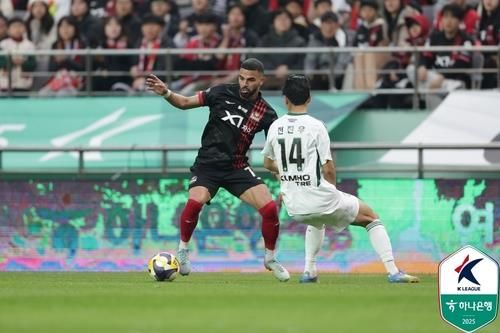 5월 3일 서울과 전북의 K리그1 맞대결 모습